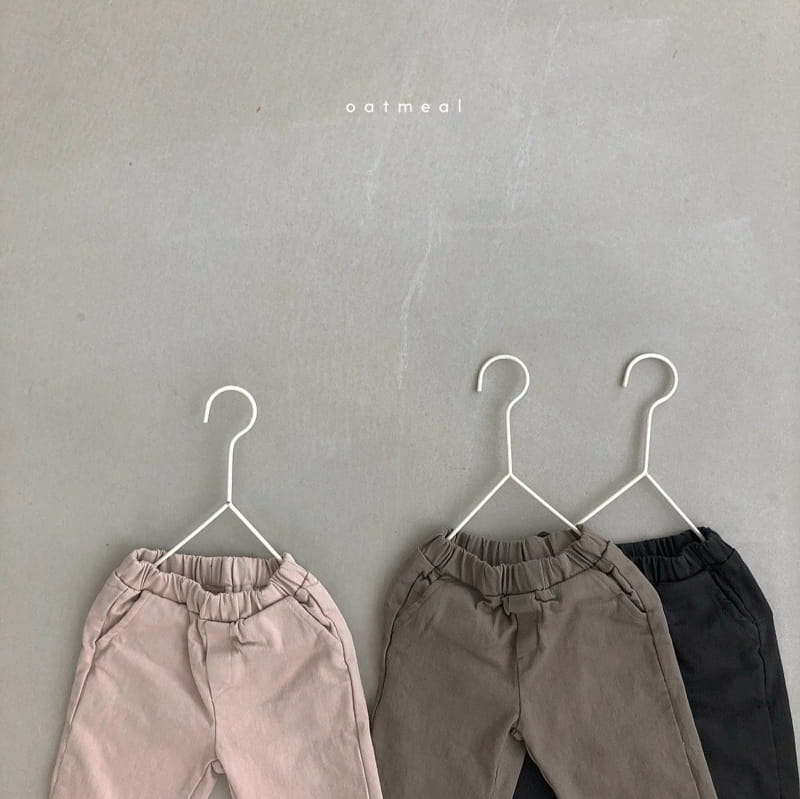 OATMEAL - Korean Children Fashion - #Kfashion4kids - River View Span Pants
