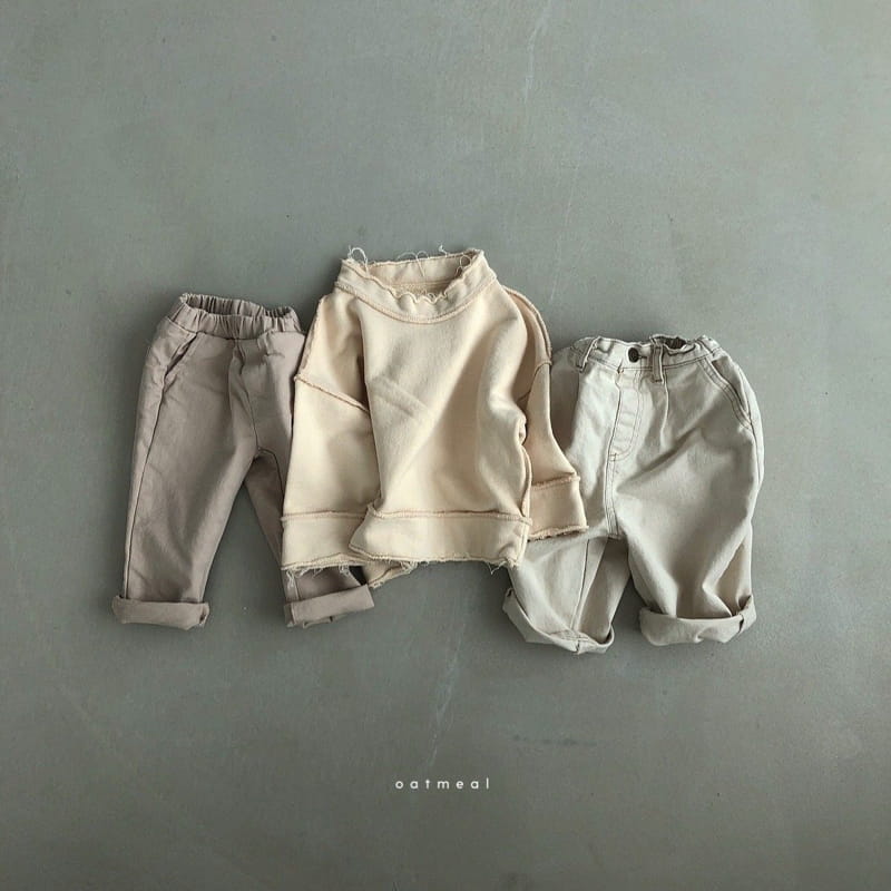 OATMEAL - Korean Children Fashion - #Kfashion4kids - River View Span Pants - 6