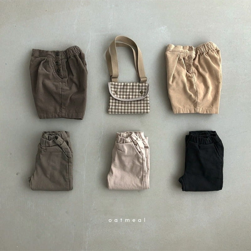OATMEAL - Korean Children Fashion - #Kfashion4kids - River View Span Pants - 8