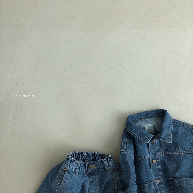 OATMEAL - Korean Children Fashion - #Kfashion4kids - Giony Denim Pants - 12