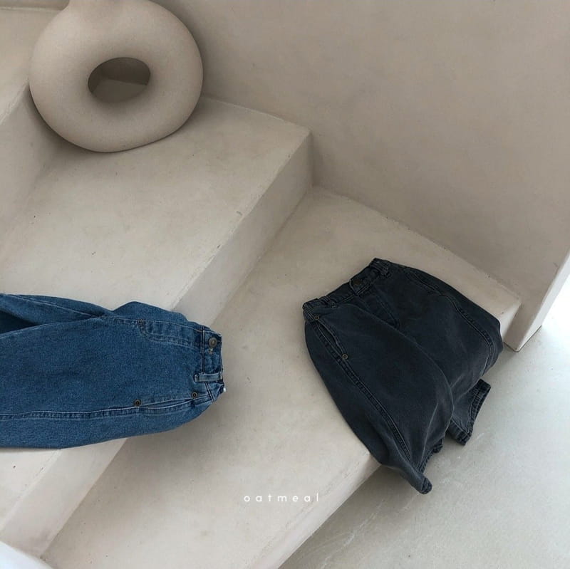 OATMEAL - Korean Children Fashion - #Kfashion4kids - Giony Denim Pants - 4