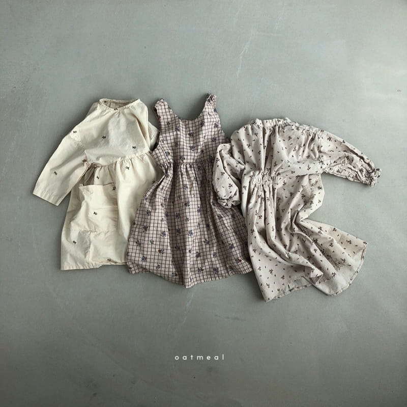 OATMEAL - Korean Children Fashion - #Kfashion4kids - Floral one-piece - 12