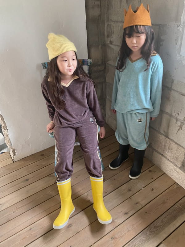 OJODEPAPA - Korean Children Fashion - #Kfashion4kids - Wimbledon Top Bottom Set - 3