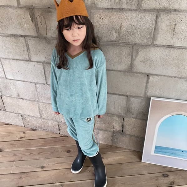 OJODEPAPA - Korean Children Fashion - #Kfashion4kids - Wimbledon Top Bottom Set - 5