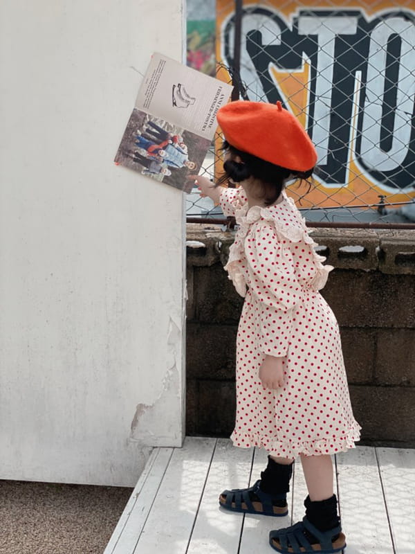 OJODEPAPA - Korean Children Fashion - #Kfashion4kids - Polka Dot One-piece - 12
