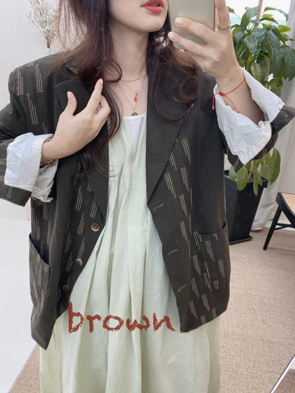 OJODEPAPA - Korean Children Fashion - #Kfashion4kids - Adult Stitch Blouse - 2