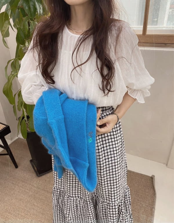 OJODEPAPA - Korean Children Fashion - #Kfashion4kids - Adult Coco Check Skirt - 6