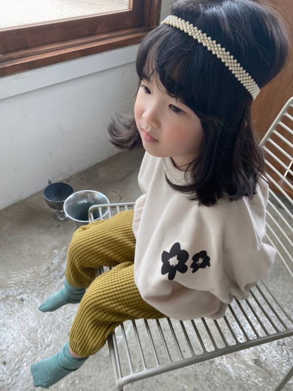 OJODEPAPA - Korean Children Fashion - #Kfashion4kids - Flower Field Tee - 4