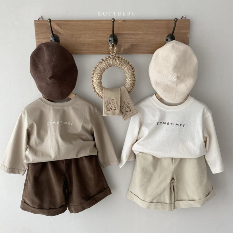 OOTT BEBE - Korean Children Fashion - #Kfashion4kids - Sometime Tee with Mom