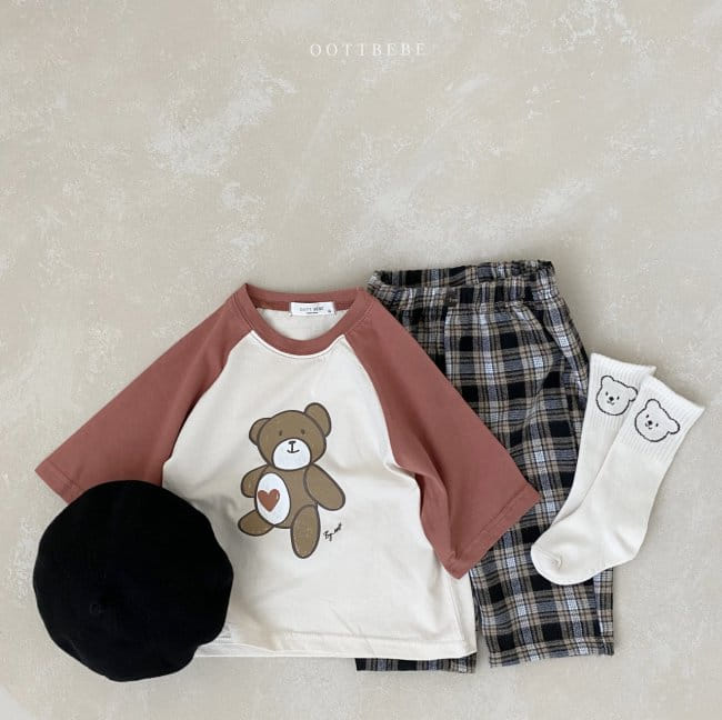 OOTT BEBE - Korean Children Fashion - #Kfashion4kids - Jina Check Pants - 10