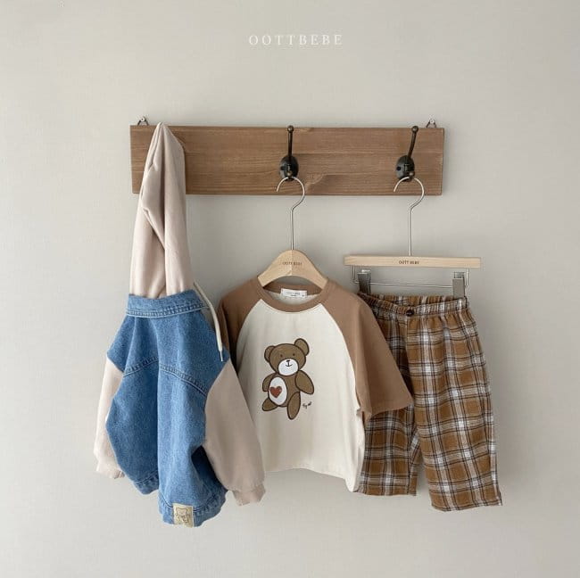 OOTT BEBE - Korean Children Fashion - #Kfashion4kids - Jina Check Pants - 11