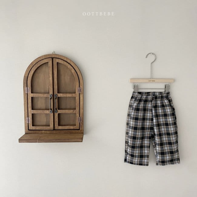 OOTT BEBE - Korean Children Fashion - #Kfashion4kids - Jina Check Pants - 5