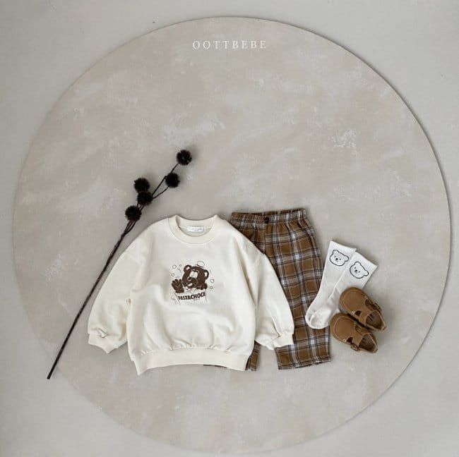 OOTT BEBE - Korean Children Fashion - #Kfashion4kids - Jina Check Pants - 7