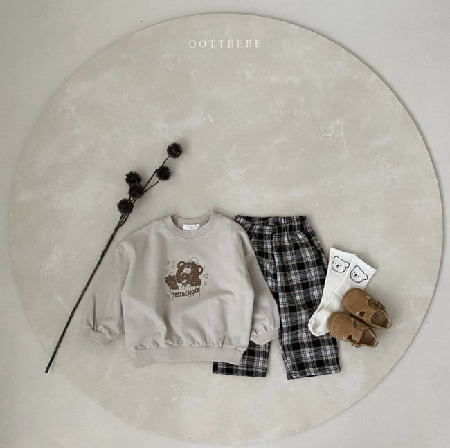 OOTT BEBE - Korean Children Fashion - #Kfashion4kids - Jina Check Pants - 8