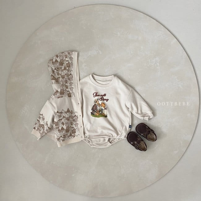 OOTT BEBE - Korean Children Fashion - #Kfashion4kids - Story Sweatshirt Bodysuit - 11