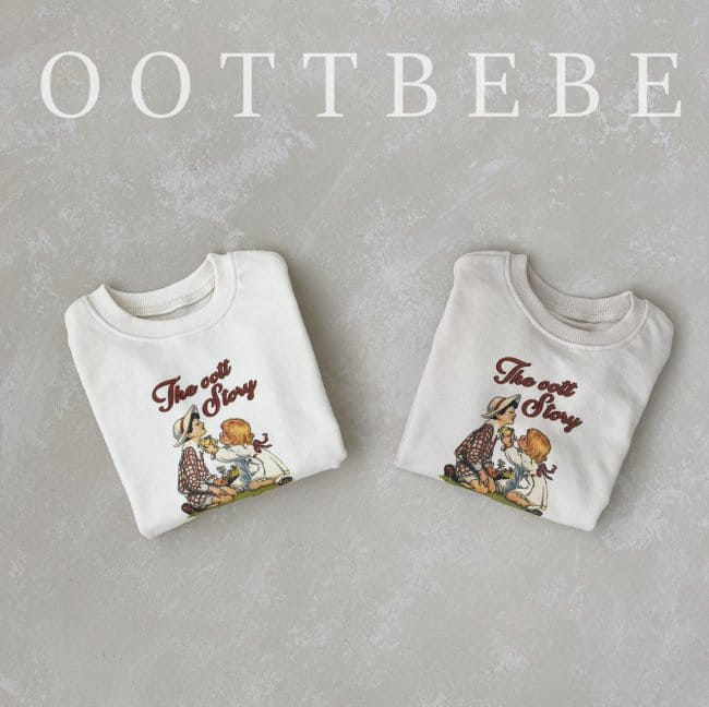 OOTT BEBE - Korean Children Fashion - #Kfashion4kids - Story Sweatshirt Bodysuit - 7