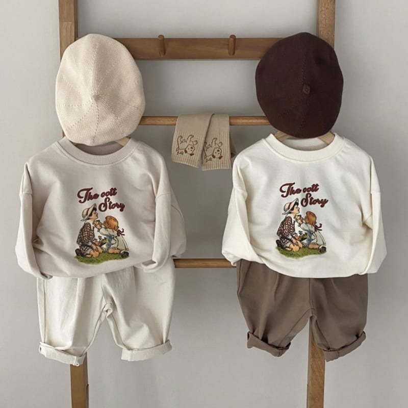 OOTT BEBE - Korean Children Fashion - #Kfashion4kids - Story Sweatshirt