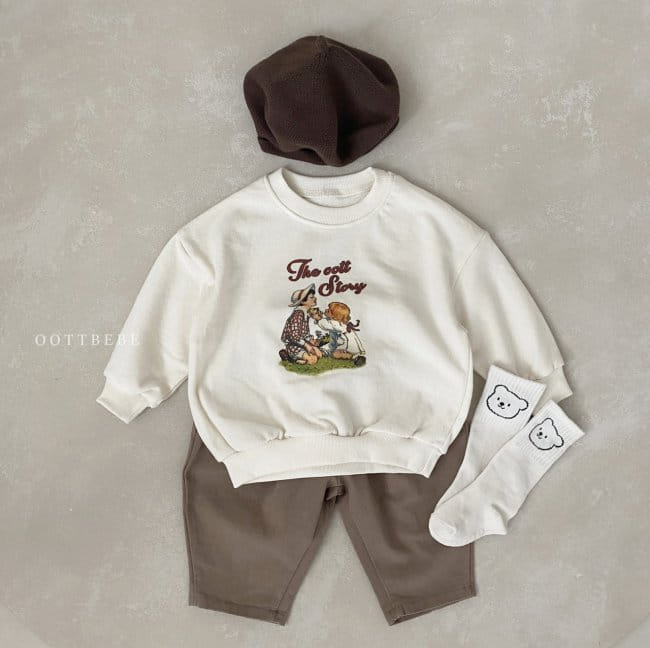 OOTT BEBE - Korean Children Fashion - #Kfashion4kids - Story Sweatshirt - 12