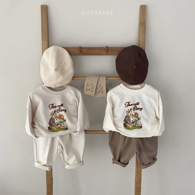 OOTT BEBE - Korean Children Fashion - #Kfashion4kids - Story Sweatshirt - 7