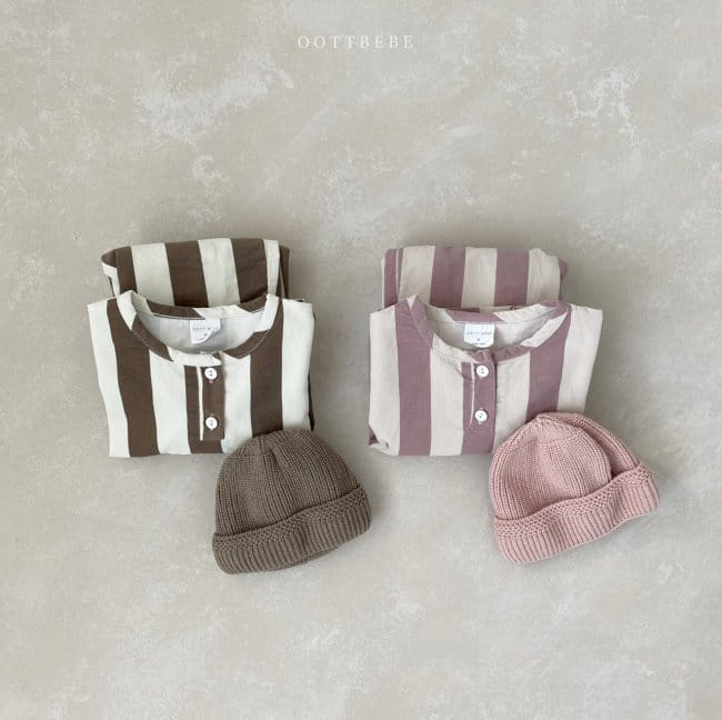 OOTT BEBE - Korean Children Fashion - #Kfashion4kids - Balance Top Bottom Set - 3