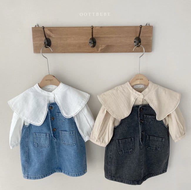 OOTT BEBE - Korean Children Fashion - #Kfashion4kids - Big Collar Blouse - 12