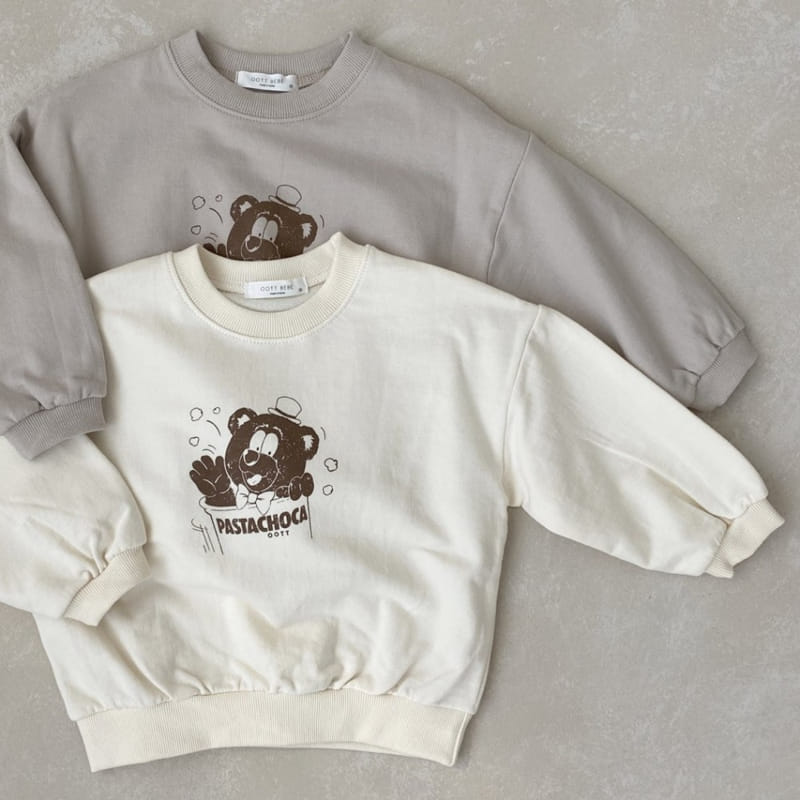OOTT BEBE - Korean Children Fashion - #Kfashion4kids - Pop Bear Sweatshirt