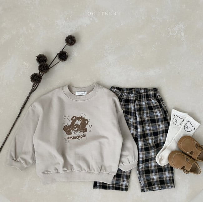OOTT BEBE - Korean Children Fashion - #Kfashion4kids - Pop Bear Sweatshirt - 12
