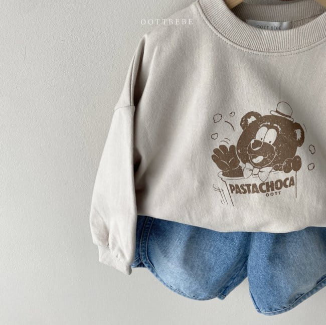 OOTT BEBE - Korean Children Fashion - #Kfashion4kids - Pop Bear Sweatshirt - 9