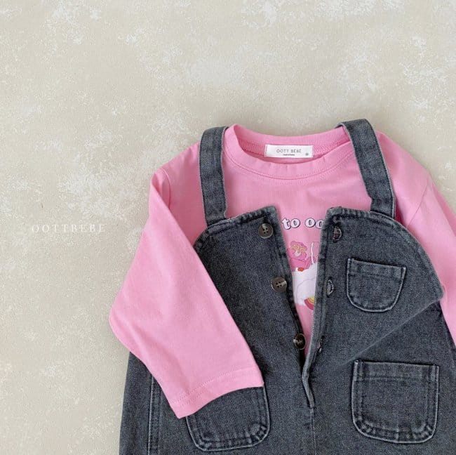 OOTT BEBE - Korean Children Fashion - #Kfashion4kids - Cloud Bear Tee - 12
