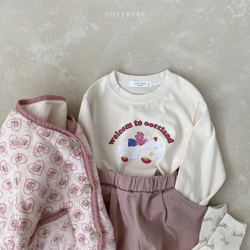 OOTT BEBE - Korean Children Fashion - #Kfashion4kids - Cloud Bear Tee - 2
