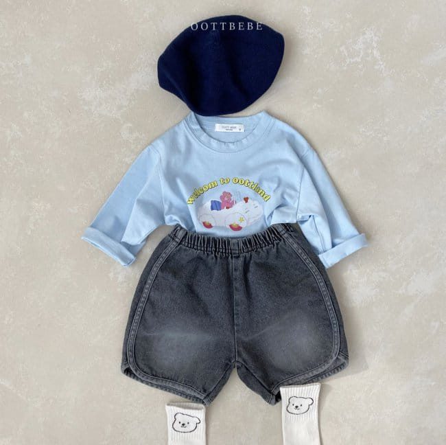 OOTT BEBE - Korean Children Fashion - #Kfashion4kids - Cloud Bear Tee - 6
