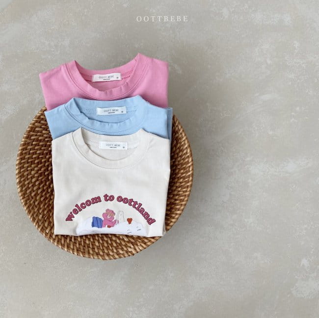 OOTT BEBE - Korean Children Fashion - #Kfashion4kids - Cloud Bear Tee - 7