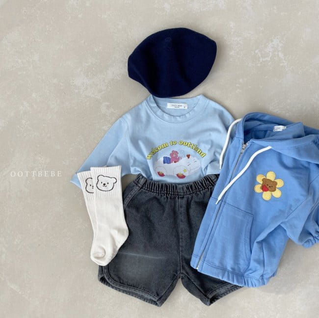 OOTT BEBE - Korean Children Fashion - #Kfashion4kids - Cloud Bear Tee - 8