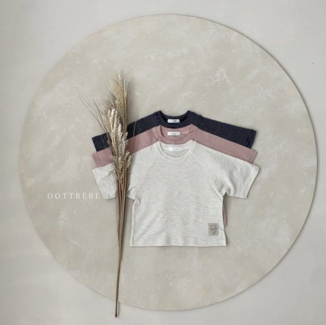 OOTT BEBE - Korean Children Fashion - #Kfashion4kids - Raglan Capri Tee - 3