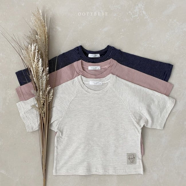 OOTT BEBE - Korean Children Fashion - #Kfashion4kids - Raglan Capri Tee - 9