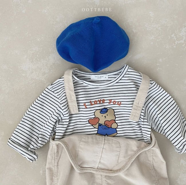 OOTT BEBE - Korean Children Fashion - #Kfashion4kids - Hatto Bear Tee - 12