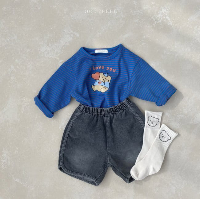 OOTT BEBE - Korean Children Fashion - #Kfashion4kids - Hatto Bear Tee - 5