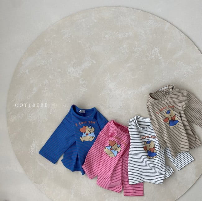 OOTT BEBE - Korean Children Fashion - #Kfashion4kids - Hatto Bear Tee - 7