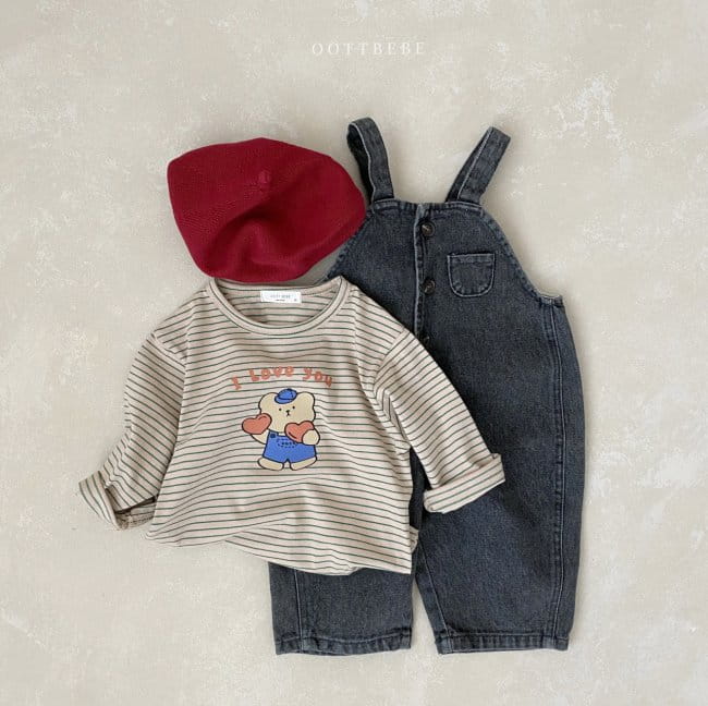 OOTT BEBE - Korean Children Fashion - #Kfashion4kids - Hatto Bear Tee - 9