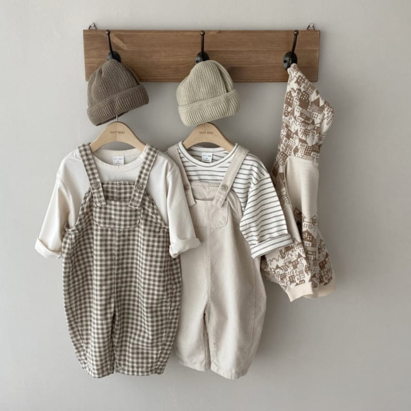 OOTT BEBE - Korean Children Fashion - #Kfashion4kids - Corduroy Overall