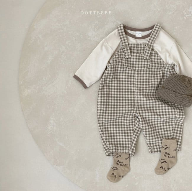 OOTT BEBE - Korean Children Fashion - #Kfashion4kids - Corduroy Overall - 10