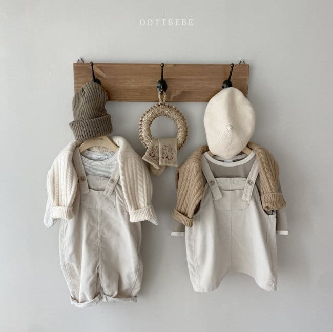 OOTT BEBE - Korean Children Fashion - #Kfashion4kids - Corduroy One-piece - 11
