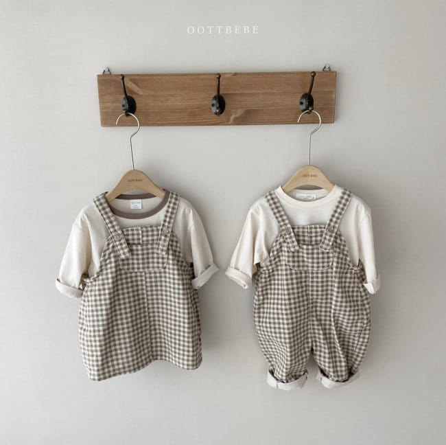 OOTT BEBE - Korean Children Fashion - #Kfashion4kids - Corduroy One-piece - 12