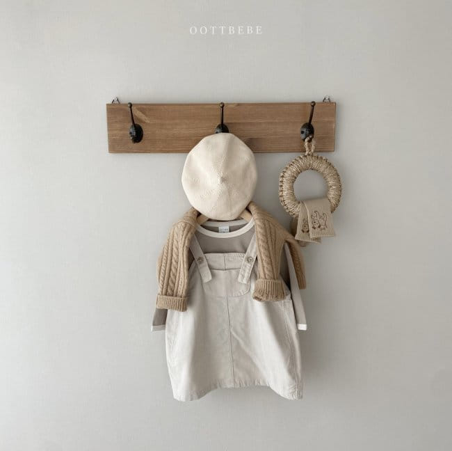OOTT BEBE - Korean Children Fashion - #Kfashion4kids - Corduroy One-piece - 5