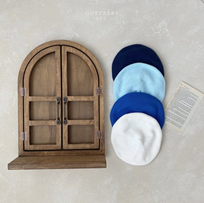 OOTT BEBE - Korean Children Fashion - #Kfashion4kids - Fall Color Beret Hat - 5
