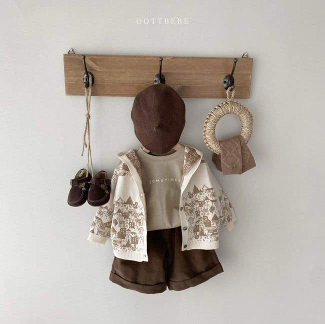 OOTT BEBE - Korean Children Fashion - #Kfashion4kids - Zip Hoody Knit Cardigan - 11