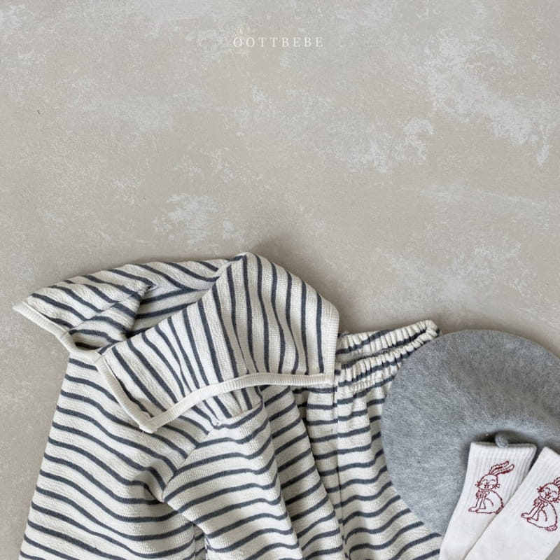 OOTT BEBE - Korean Children Fashion - #Kfashion4kids - Sailor Top Bottom Set - 9