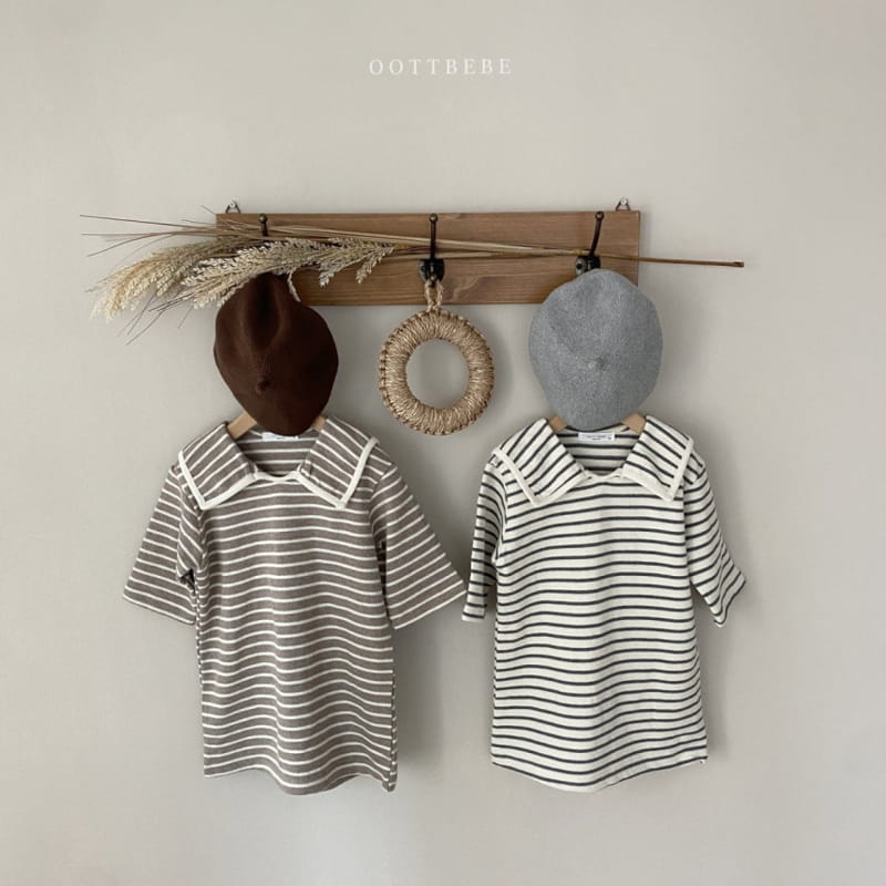 OOTT BEBE - Korean Children Fashion - #Kfashion4kids - Sailor One-piece