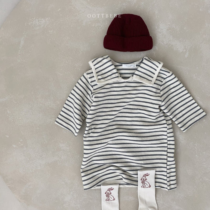 OOTT BEBE - Korean Children Fashion - #Kfashion4kids - Sailor One-piece - 10