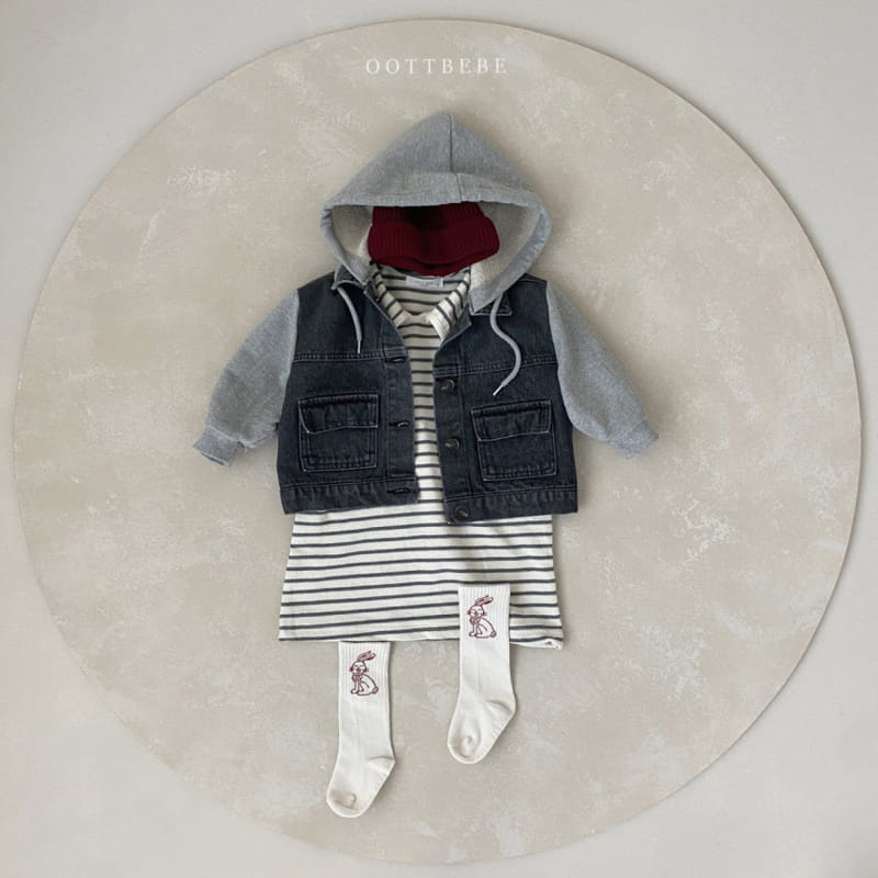 OOTT BEBE - Korean Children Fashion - #Kfashion4kids - Sailor One-piece - 4